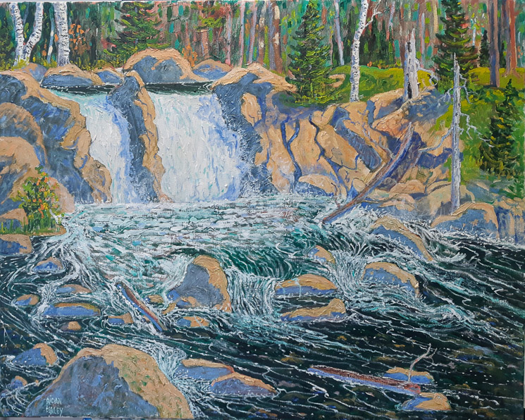 Algonquin- Gemini Falls  Acr  24x30  $1100