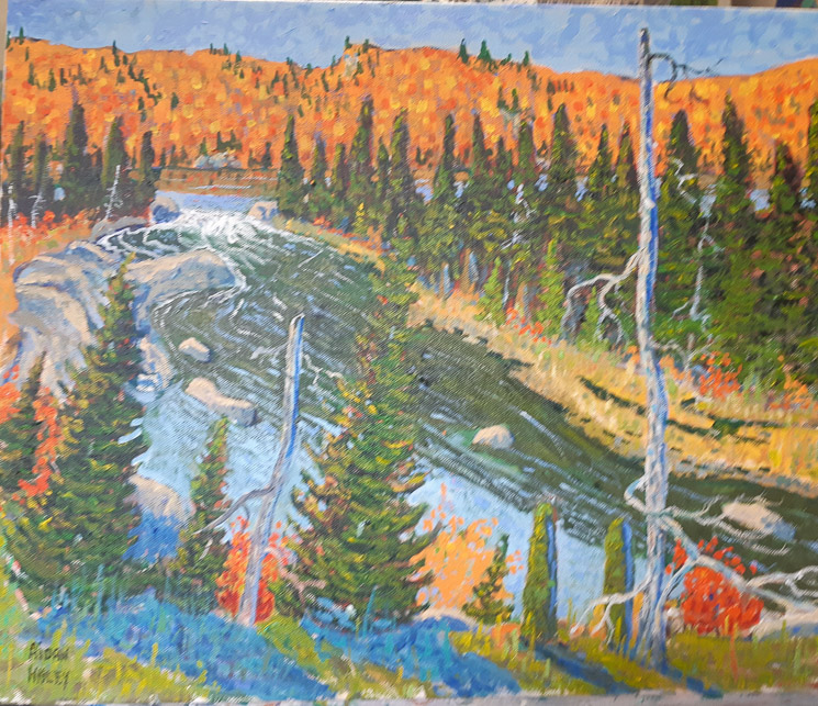 Algonquin River Mouth   Acr.   16x20    $500