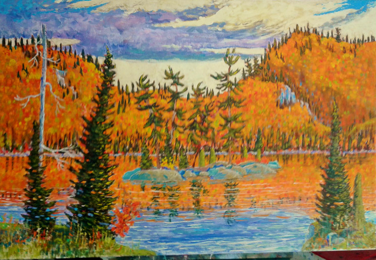 MONT TREMBLANT Lac Monroe  24 x 36    $1730