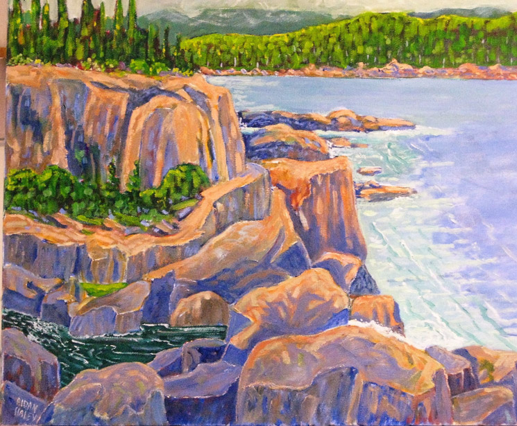 MORNING - SUPERIOR SHORE                16 x 20    $500