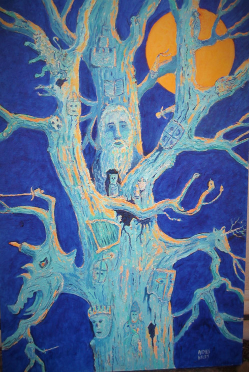 Merlins Tree  Oil  24 x 30  $1100