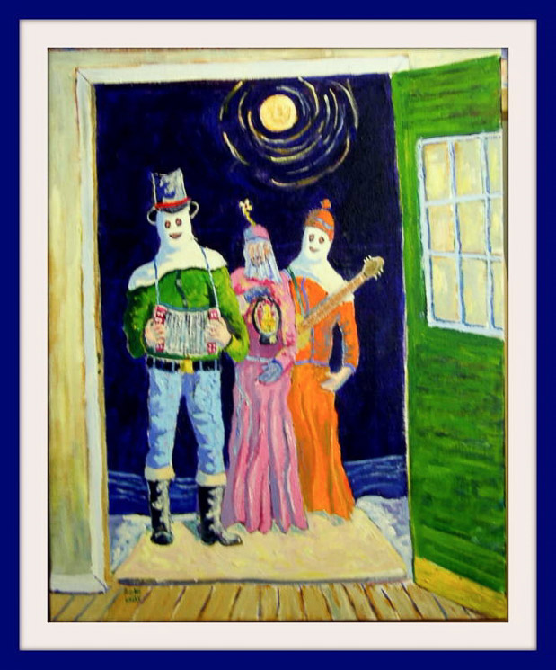 NF  Mummers Moon  Oil  14 x 18  $400