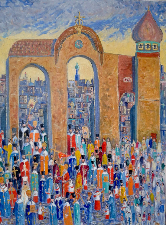 The Great Gate of Kiev  Acr 24x36 $1730